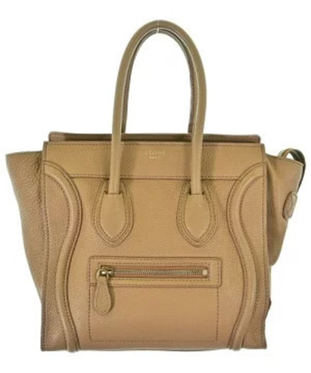 Celine Macadam Coated Canvas Tote Bag brown